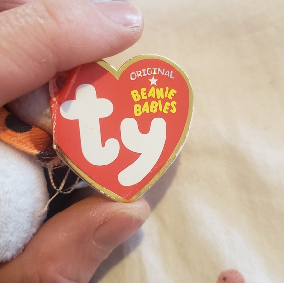 Collectible Hello Kitty Halloween TY doll orange & black polka dot dress 🎃 - Picture 2 of 6